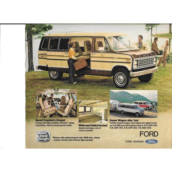 Vintage Print Ad 1978 Ford Wagon - Picture 3 of 3